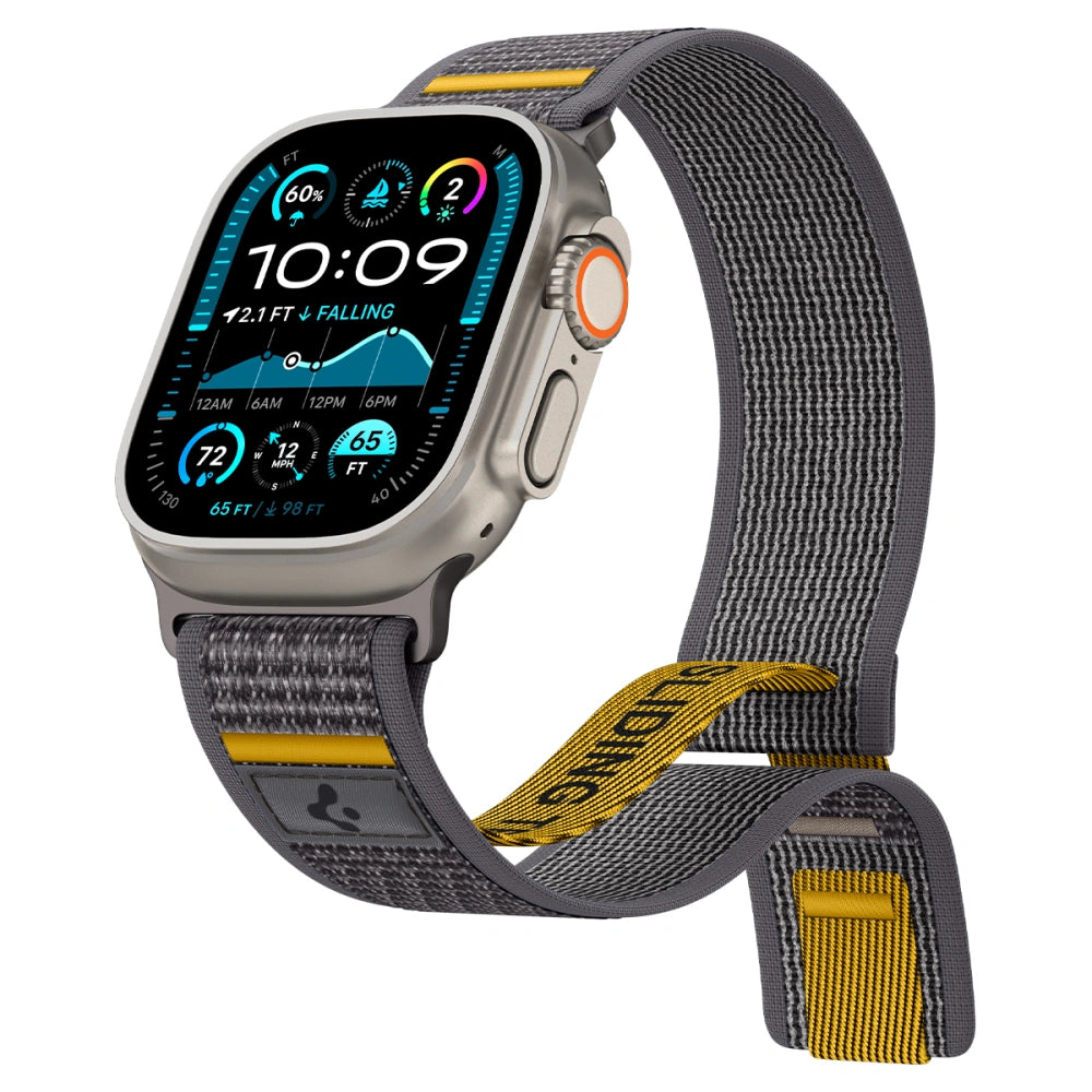 Spigen Λουράκι Apple Watch 8/9/10/11 - SE (1/2/3) - Ultra (1/2/3) – 44/45/46/49mm - Athlex Air - Active Grey