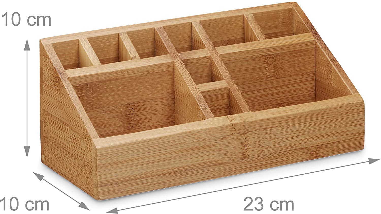 Relaxdays Διοργανωτής Γραφείου από Μπαμπού - Natural - 4052025202484