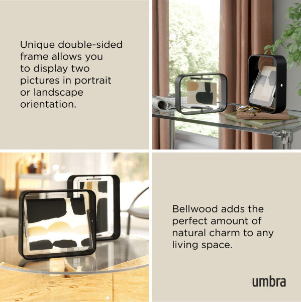 Umbra Bellwood Περιστρεφόμενη Κορνίζα - 22 x 16 x 5cm - Black