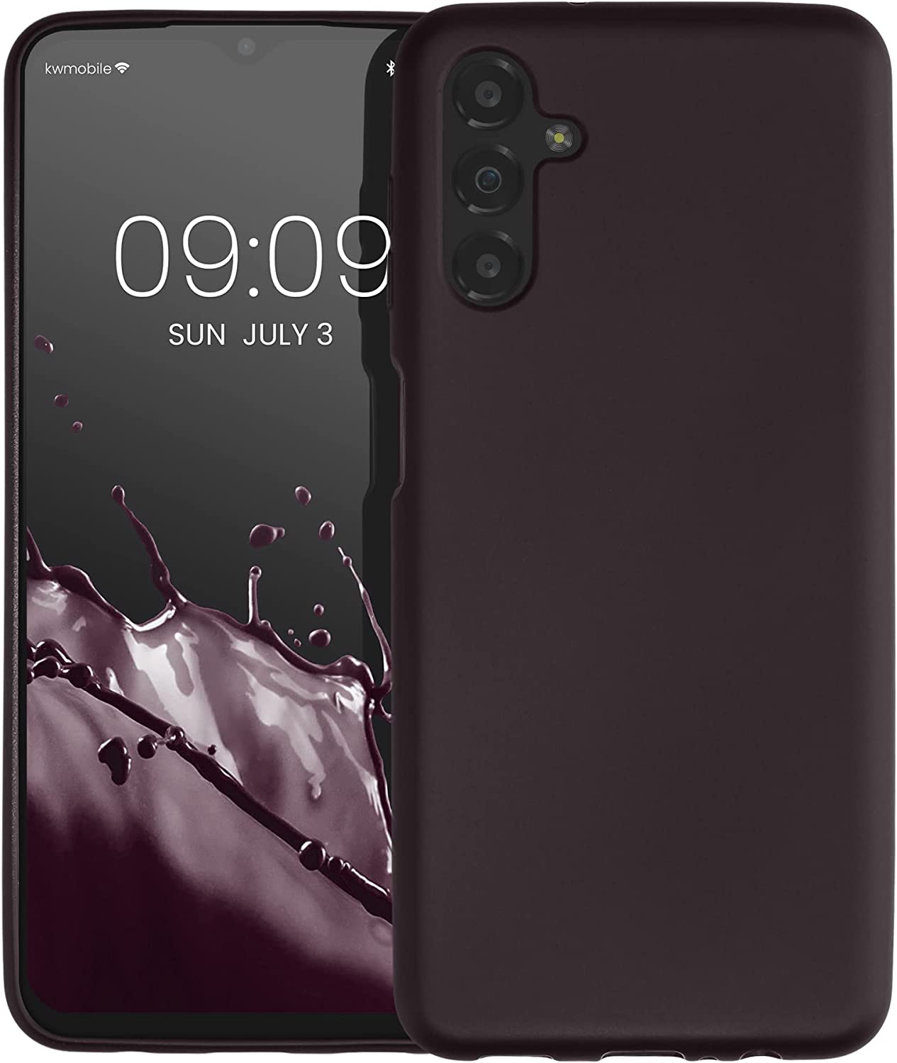 KW Samsung Galaxy A13 5G Θήκη Σιλικόνης TPU - Metallic Blackberry - 60134.115