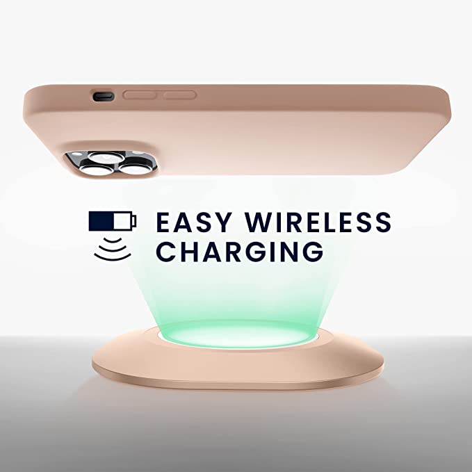 KW iPhone 14 Pro Max Θήκη Σιλικόνης Rubberized TPU - Dusty Pink - 59074.10