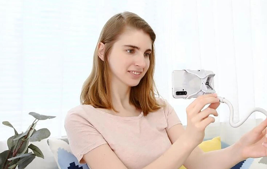 Ugreen LP113 Βάση Στήριξης Κινητού με Ρυθμιζόμενο Στήριγμα - White