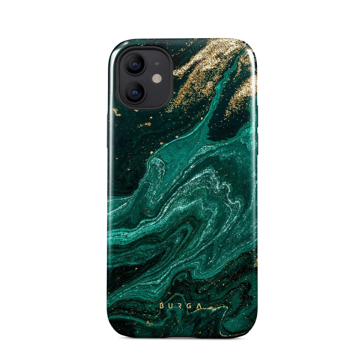 Burga iPhone 12 / 12 Pro Fashion Tough Σκληρή Θήκη - Emerald Pool