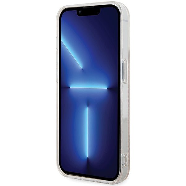 Guess iPhone 15 Pro Max IML 4G MagSafe Σκληρή Θήκη με Πλαίσιο Σιλικόνης και MagSafe - Pink - GUHMP15XH4STP