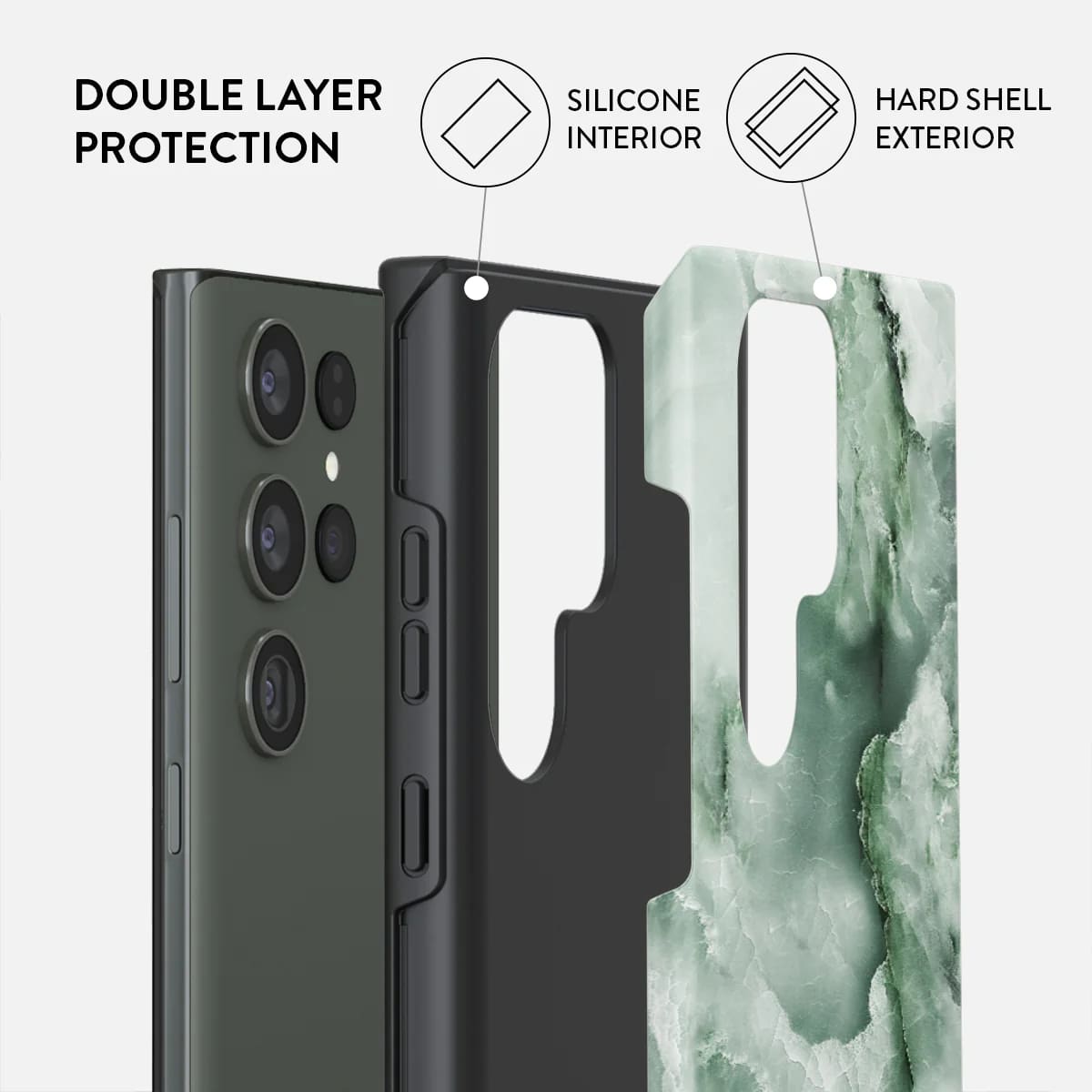 Burga Samsung Galaxy S23 Ultra Fashion Tough Σκληρή Θήκη - Pistachio Cheesecake