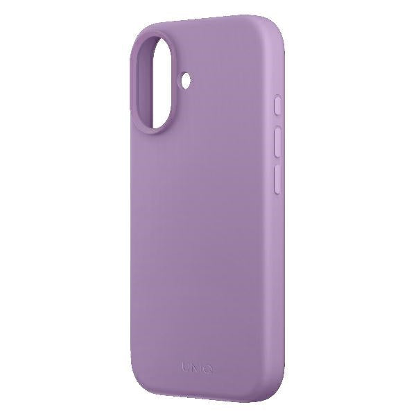 Uniq iPhone 16 Lino Hue Magclick Θήκη Σιλικόνης με MagSafe - Pink / Grape Pink