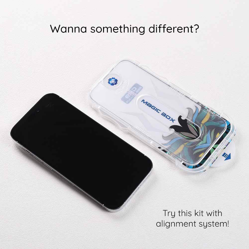 Lito iPhone 15 Magic Glass Box D+ Tools Αντιχαρακτικό Γυαλί Οθόνης με Οδηγό Τοποθέτησης - Clear