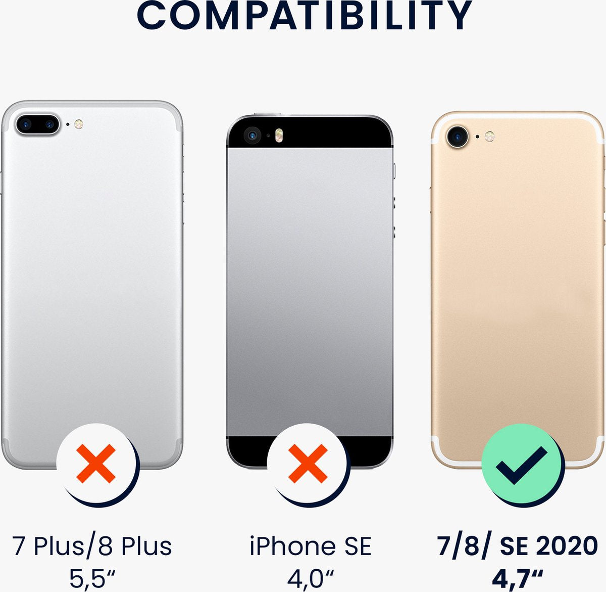 KW iPhone SE 2022 / SE 2020 / 7 / 8 Θήκη Σιλικόνης TPU - Light Blue Matt - 39458.23