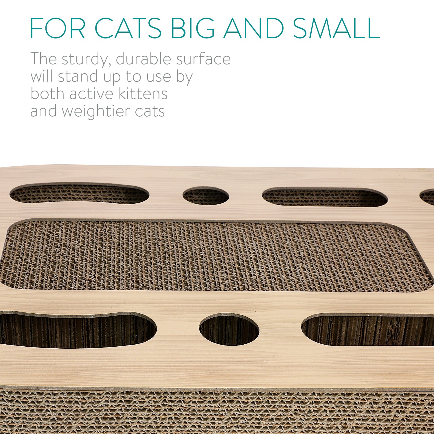 Navaris Cat Play and Scratch Board - Ονυχοδρόμιο για Γάτες - 50 x 30 x 6cm - Cardboard - 51359.01