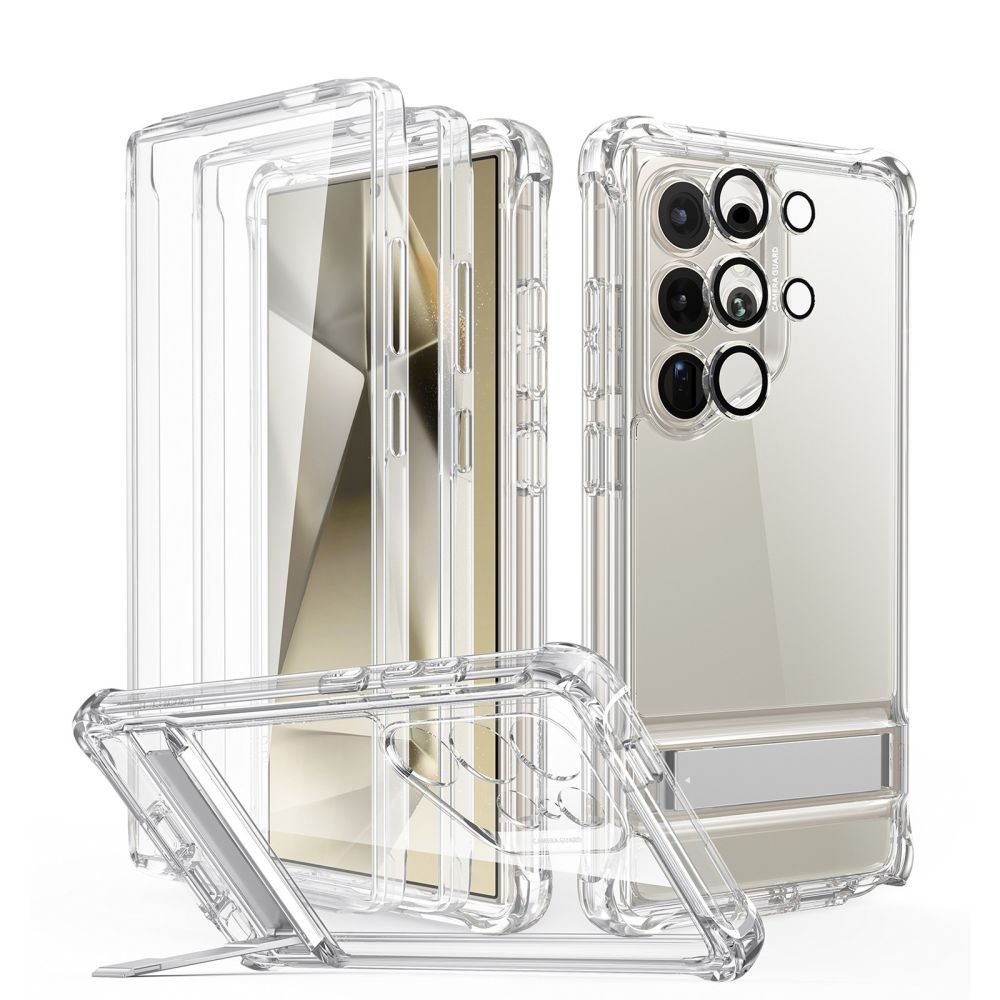 ESR Samsung Galaxy S24 Ultra Armor Kickstand Σκληρή Θήκη με Προστασία Οθόνης / Κάμερας και Stand - Clear