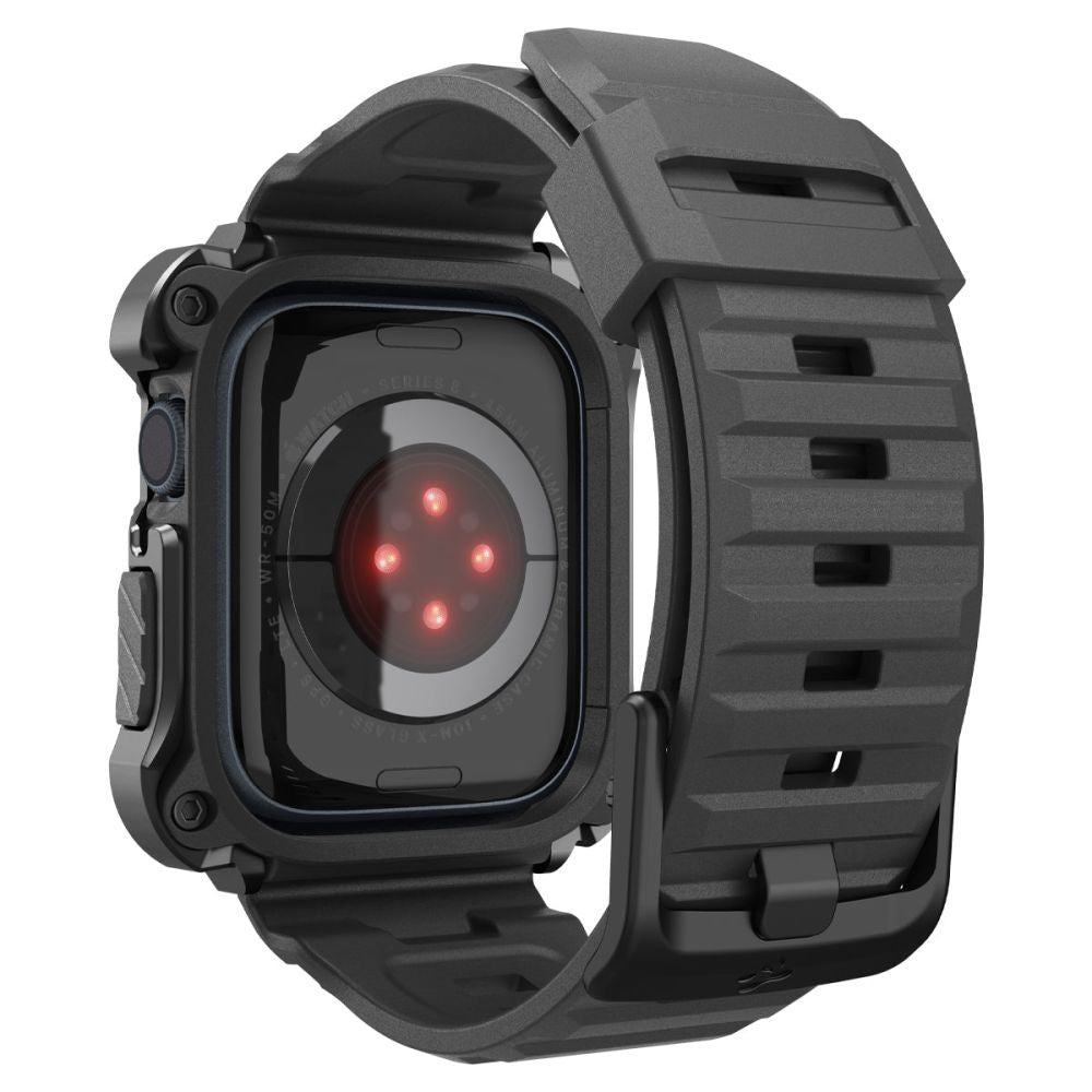 Spigen Λουράκι Apple Watch 7 / 8 45mm Tough Armor Pro με Θήκη Προστασίας - Metal Black