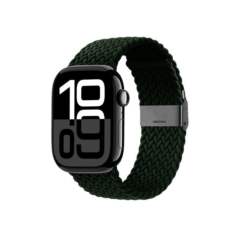 Crong Λουράκι Apple Watch 4/5/6/7/8/9/10/11 - SE (1/2/3) - Ultra (1/2/3) - 42/44/45/49mm Wave Band - Green