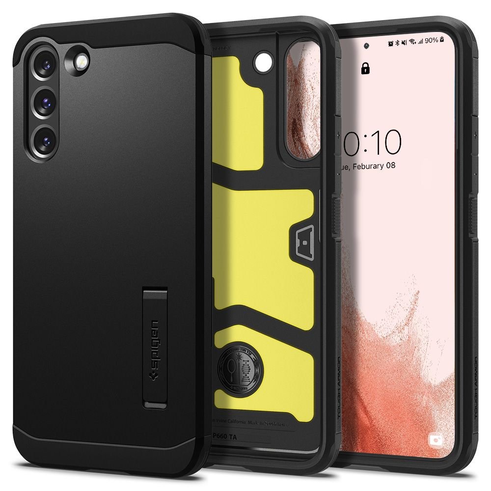 Spigen Samsung Galaxy S22 Tough Armor Σκληρή Θήκη - Black