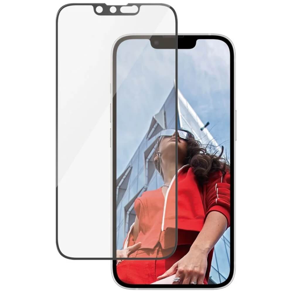 PanzerGlass iPhone 13 / 13 Pro / 14 / 16e - Ultra - Wide Fit Αντιχαρακτικό Γυαλί Οθόνης με Κιτ Τοποθέτησης - Black