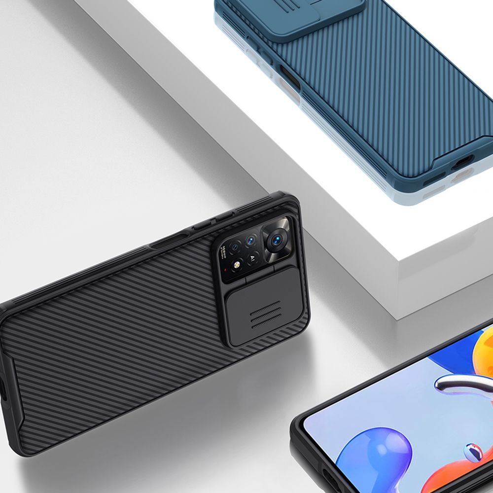 Nillkin Xiaomi Redmi Note 11 Pro / Note 11 Pro 5G CamShield Pro Σκληρή Θήκη με Κάλυμμα για την Κάμερα - Black