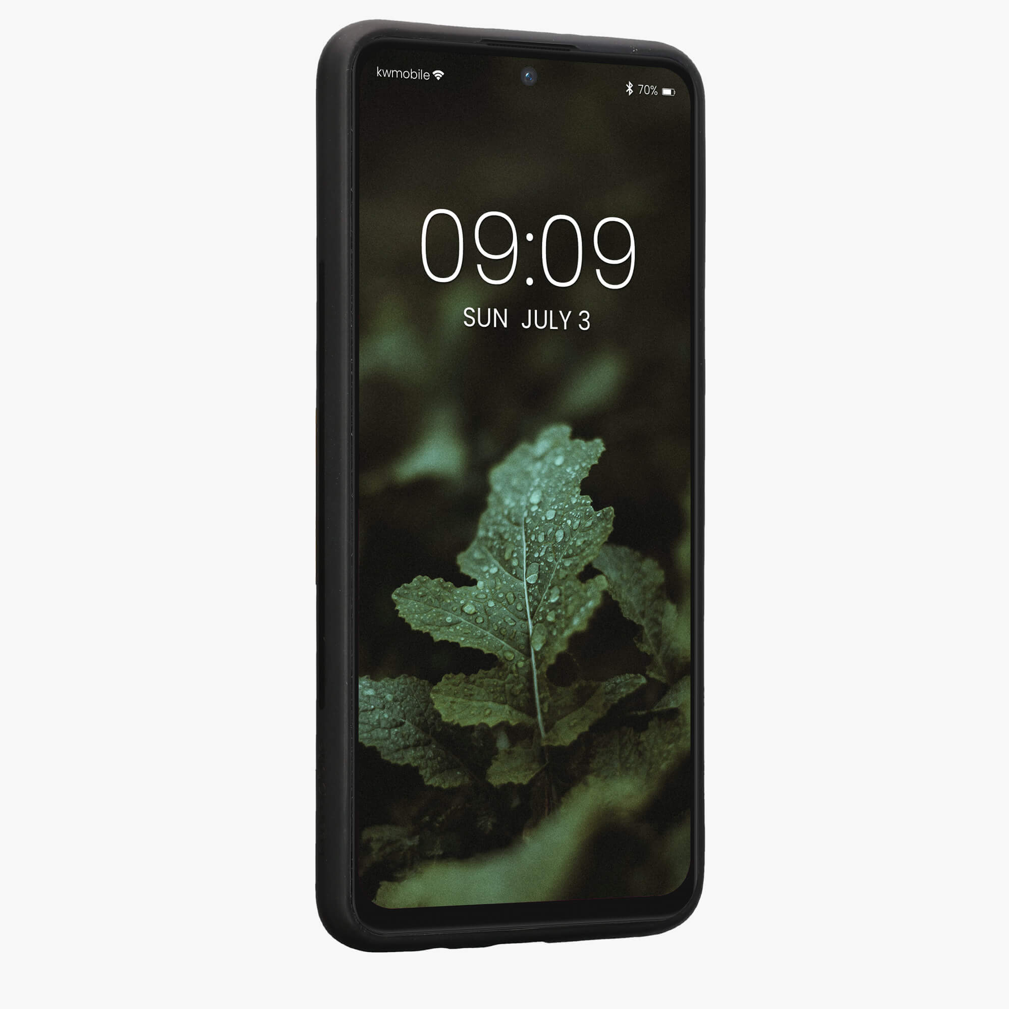 KW Xiaomi Poco M4 Pro 5G / Redmi Note 11S 5G Θήκη από Φυσικό Ξύλο - Dark Brown / Black - 58094.18