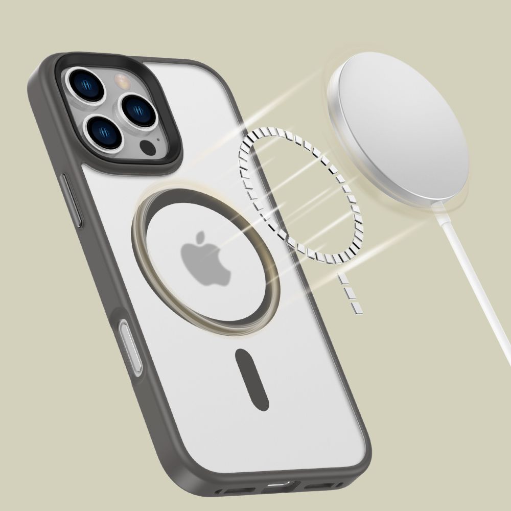 Tech - Protect iPhone 16 Pro Max MagMat Σκληρή Θήκη με Πλαίσιο Σιλικόνης και MagSafe - Matte Titanium