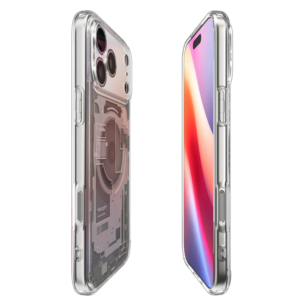 Spigen iPhone 17 Pro Max - Ultra Hybrid Mag - Σκληρή Θήκη με Πλαίσιο Σιλικόνης Και MagSafe - Zero One Natural Titanium
