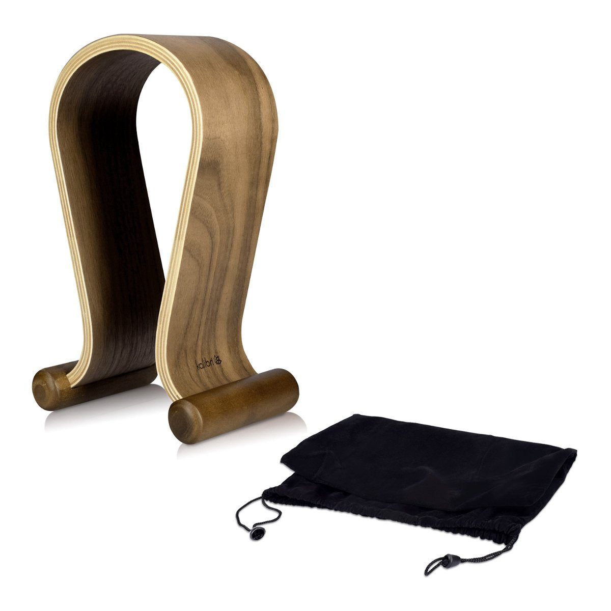 Kalibri Βάση Ακουστικών από Ξύλο - Walnut Brown - 39069.05