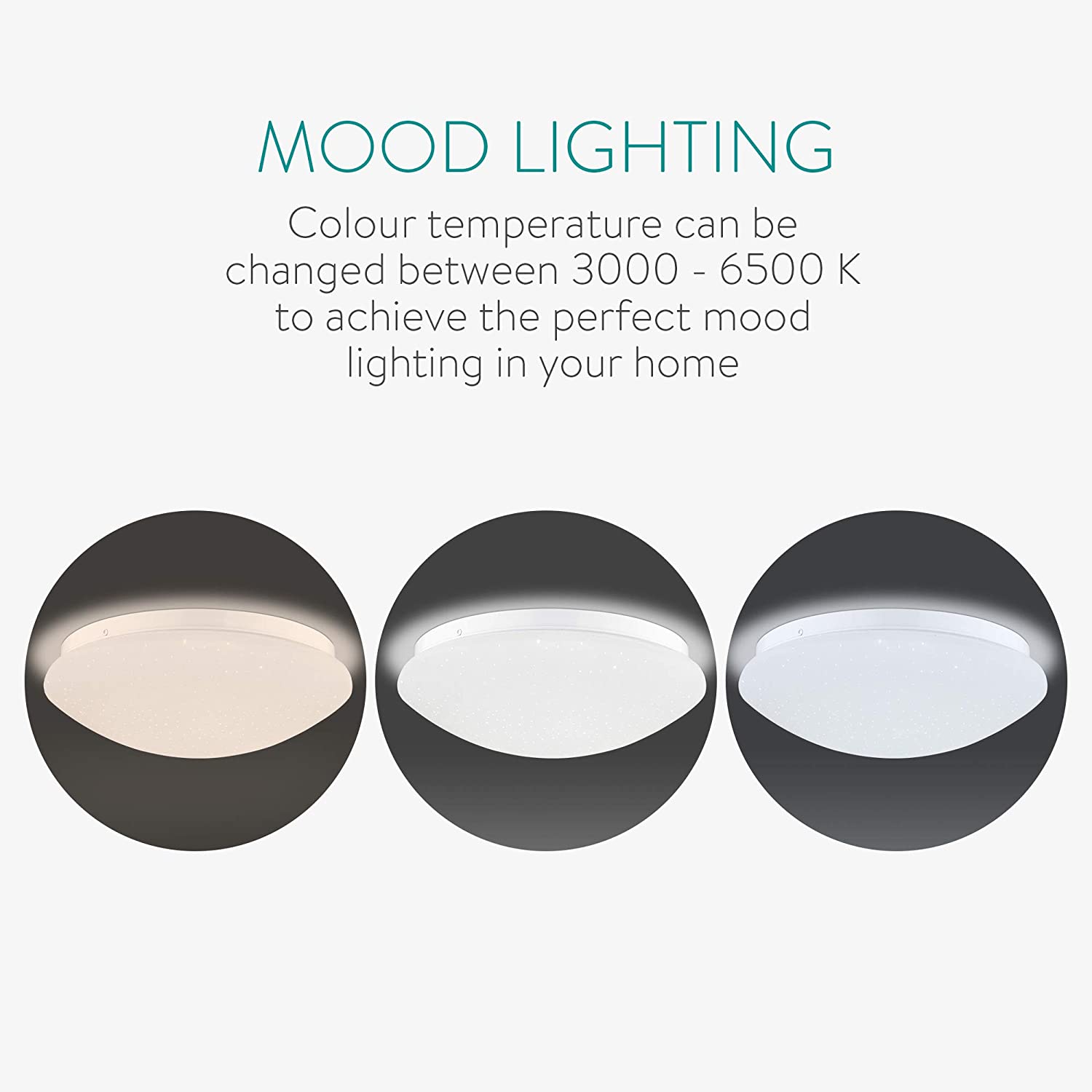 Navaris LED Φωτιστικό Οροφής με Εφέ Αστεριών - 52606.12.02