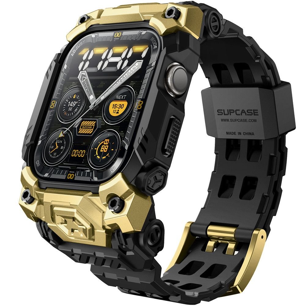 Supcase Λουράκι Apple Watch 10/11 - 46mm Unicorn Beetle Ore Λουράκι με Θήκη Προστασίας - Gold