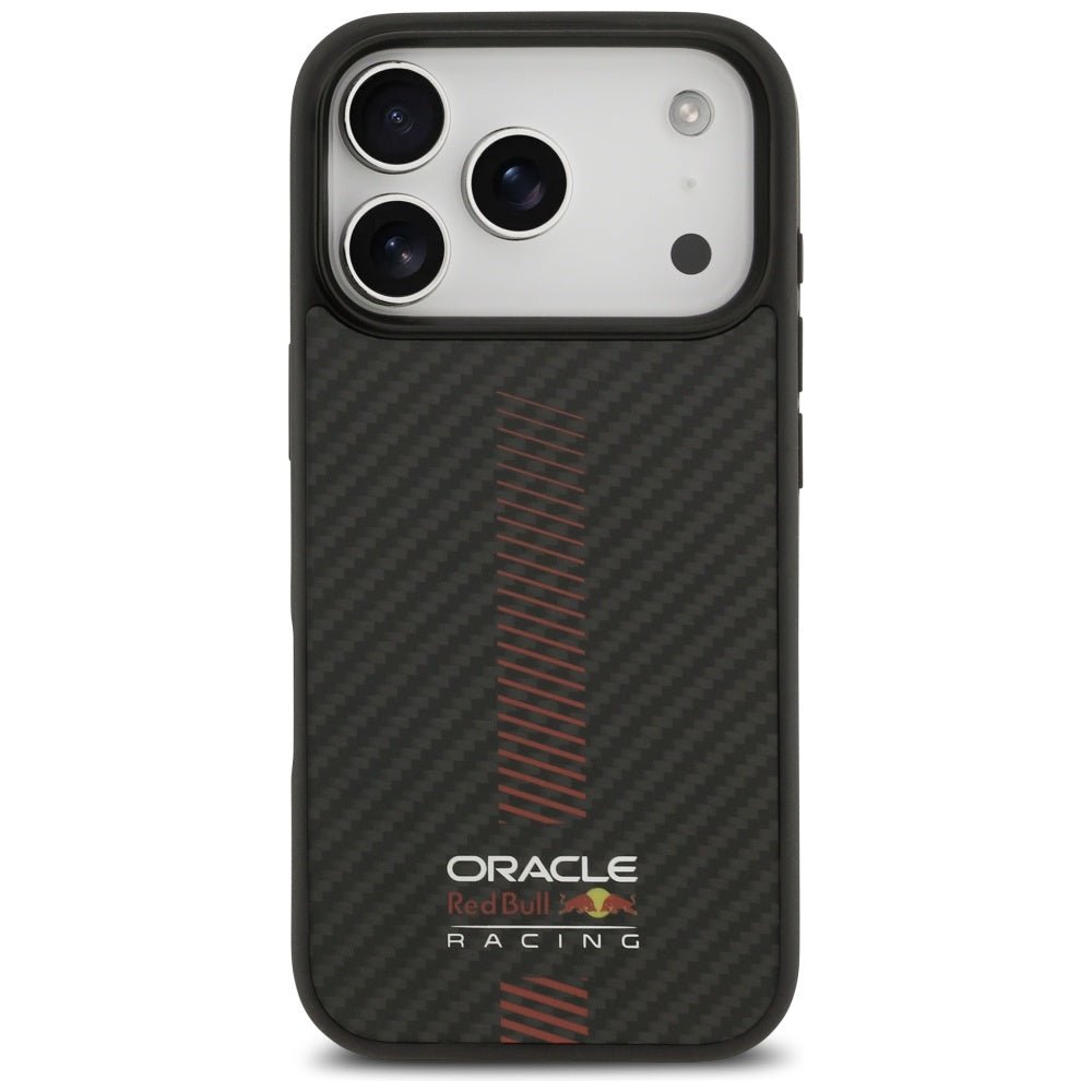 Red Bull iPhone 17 Pro - Kevlar Powerbar MagSafe - Σκληρή Θήκη με Πλαίσιο Σιλικόνης - Black - RBHMP17L24CFGSMK