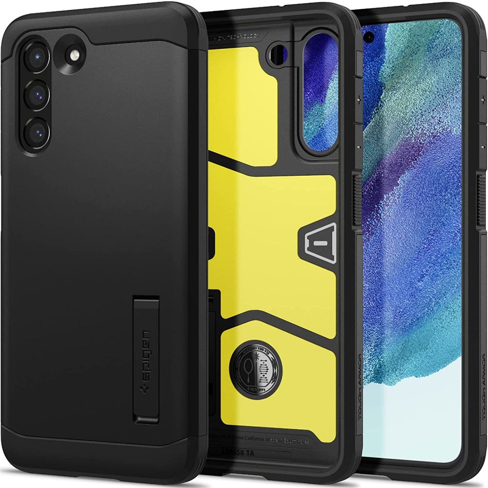 Spigen Samsung Galaxy S21 FE Tough Armor Σκληρή Θήκη - Black