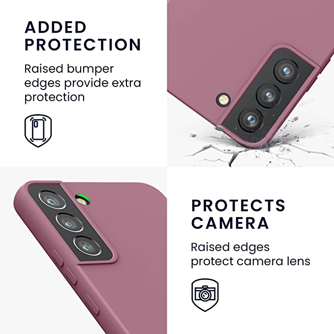 KW Samsung Galaxy S22 Plus Θήκη Σιλικόνης Rubberized TPU - Deep Rusty Rose - 57569.167