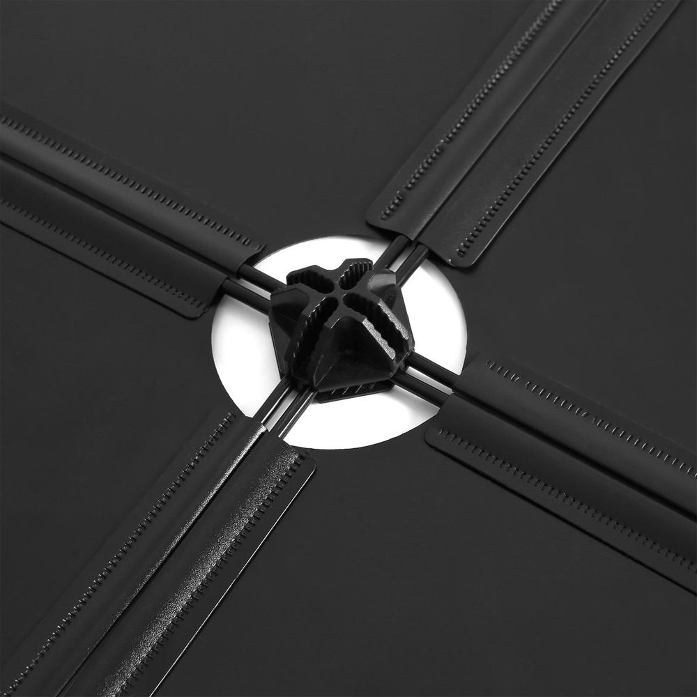 Songmics Πλαστική Παπουτσοθήκη με 10 Ράφια - Black - LPC10HV1