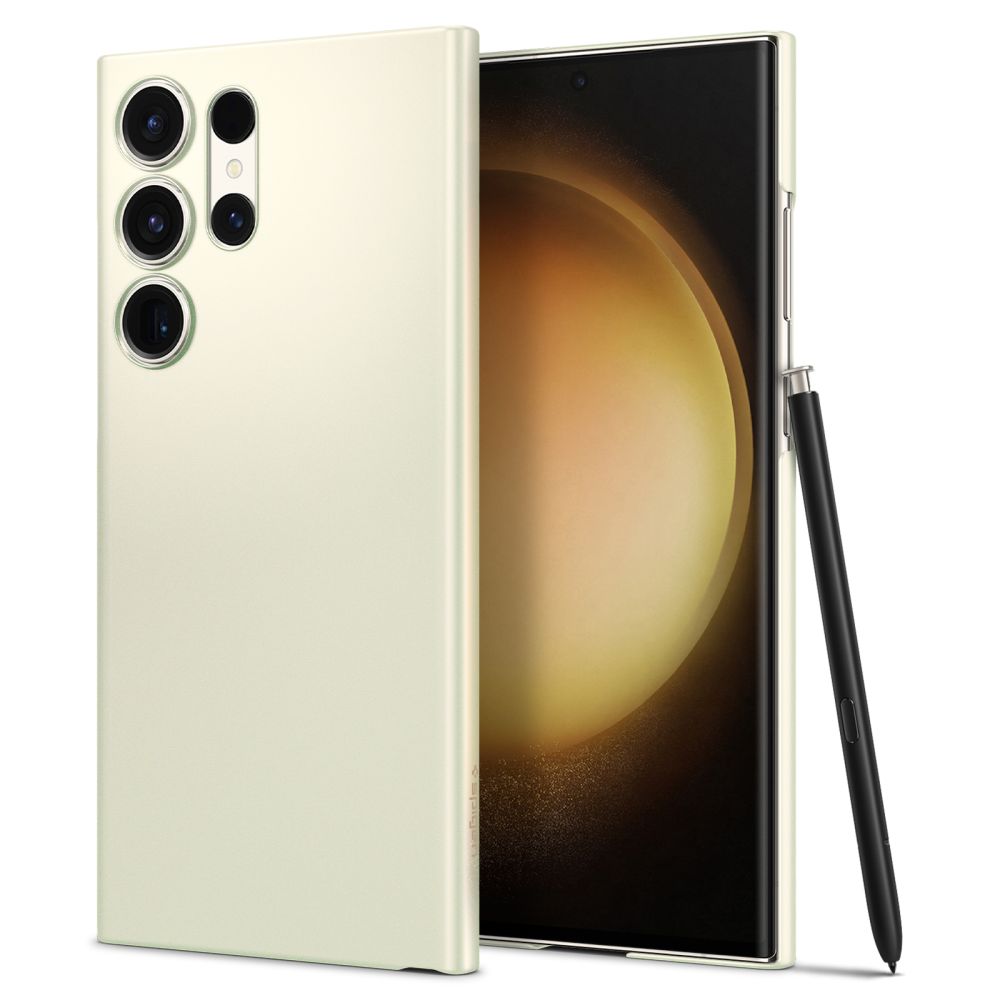 Spigen Samsung Galaxy S23 Ultra AirSkin Λεπτή Θήκη - Shiny Cream