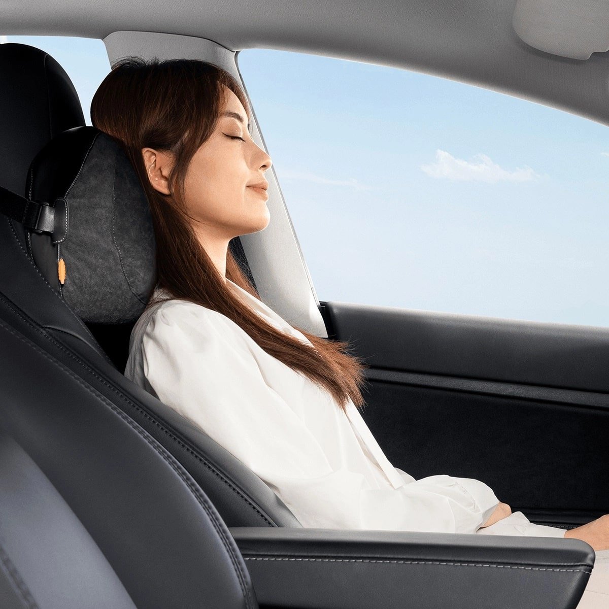 Baseus ComfortRide Series - Μαξιλάρι Στήριξης Κεφαλιού για το Αυτοκίνητο - Black - TZ - 01