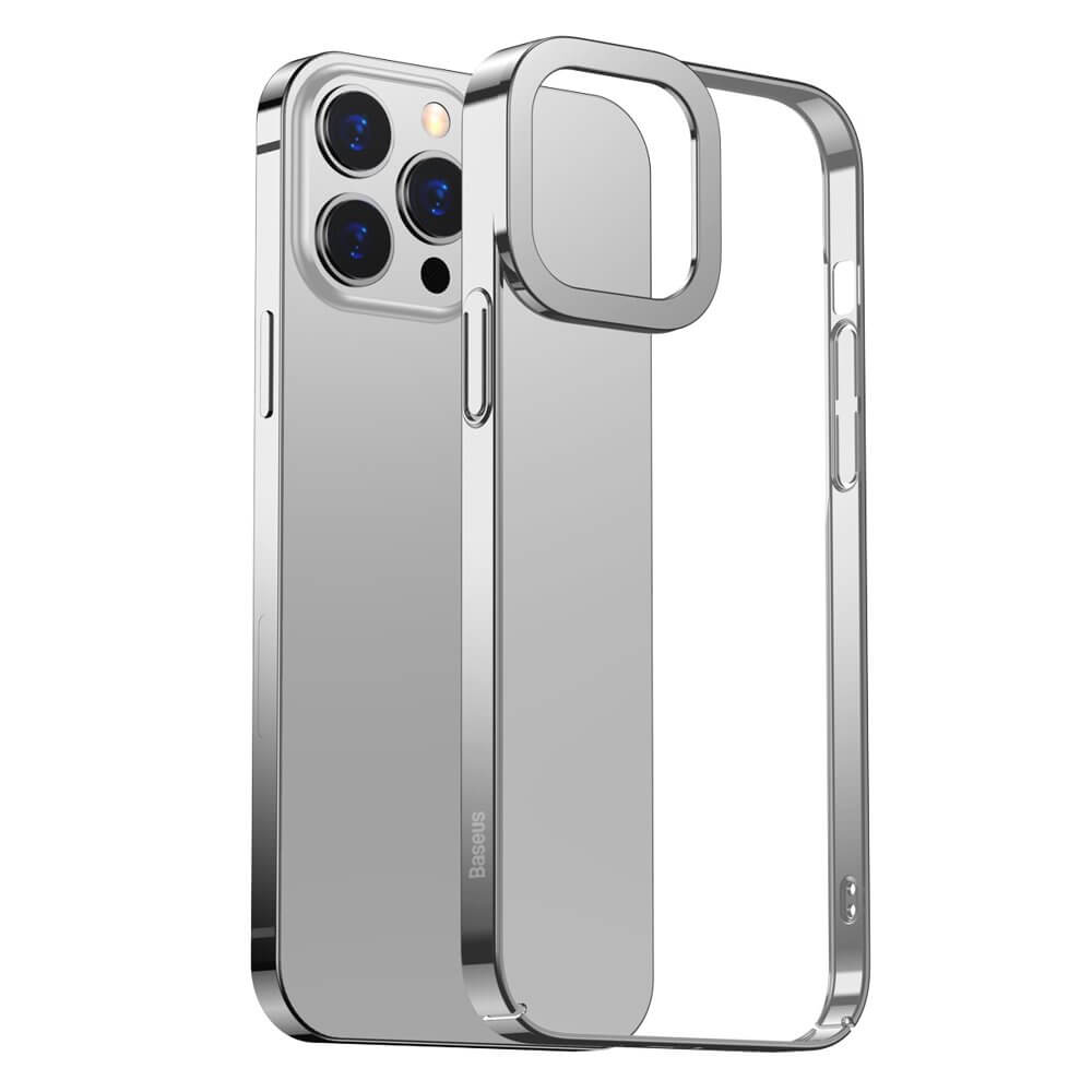 Baseus Glitter Electroplating Σκληρή Θήκη για iPhone 13 Pro Max - Silver - ARMC000512