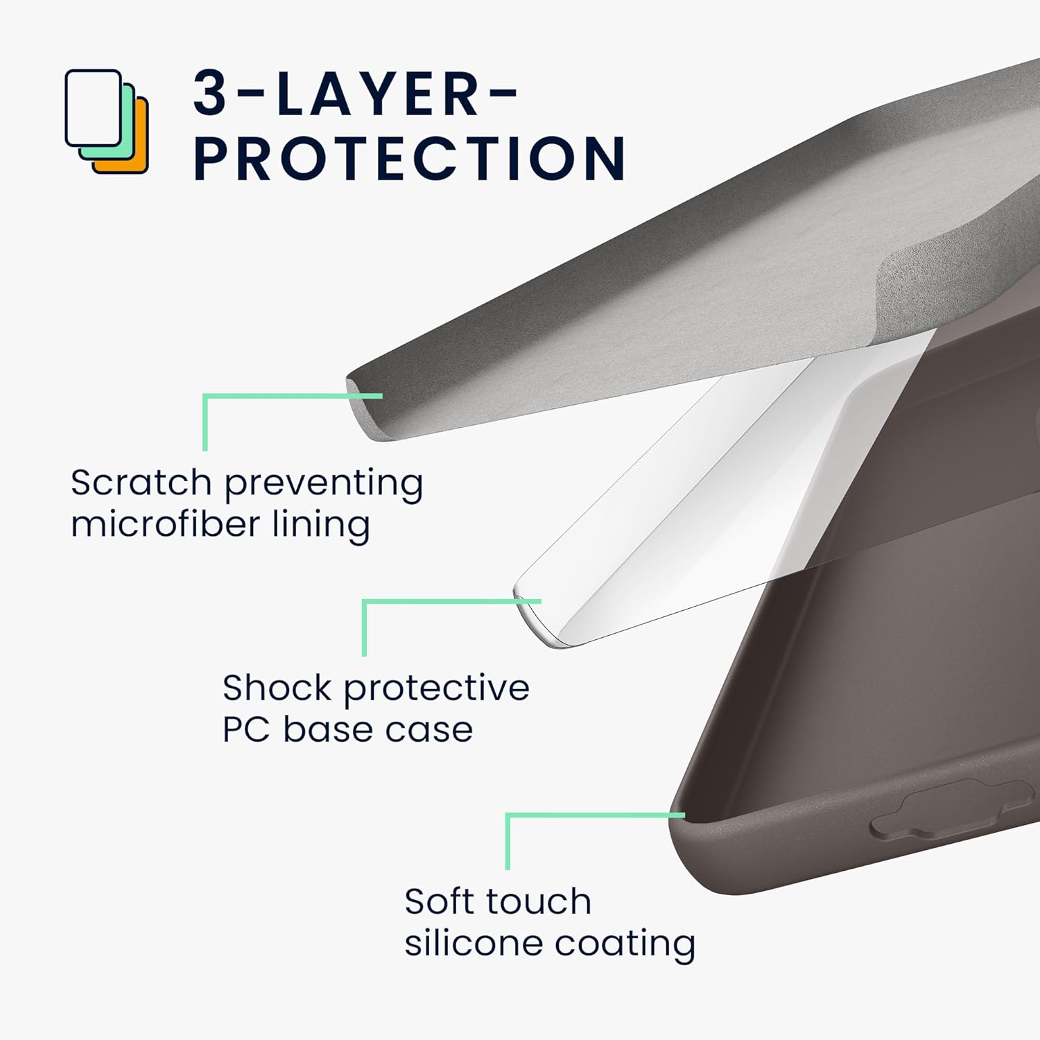 KW Samsung Galaxy A55 5G Θήκη Σιλικόνης Rubberized TPU - Stone Dust