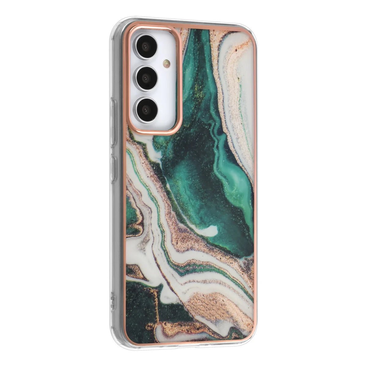 Tuniq Samsung Galaxy A54 5G - Σκληρή Θήκη με Πλαίσιο Σιλικόνης - Σχέδιο Μάρμαρο - Πράσινη