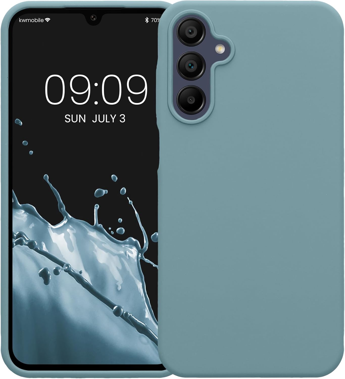 KW Samsung Galaxy A15 4G / A15 5G Θήκη Σιλικόνης Rubberized TPU - Antique Stone