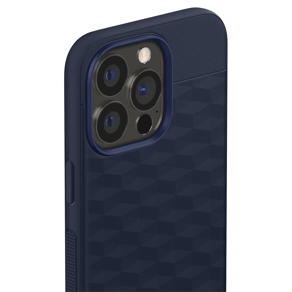 Caseology iPhone 13 Pro Parallax Θήκη Σιλικόνης με Σκληρό Πλαίσιο - Midnight Blue