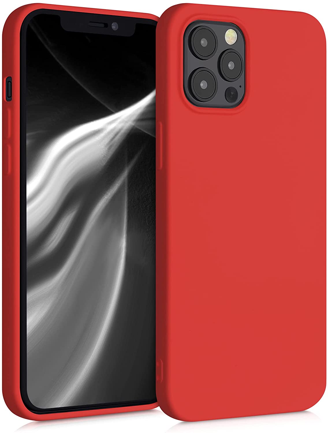 KW iPhone 12 Pro Max Θήκη Σιλικόνης Rubberized TPU - Red - 52714.09