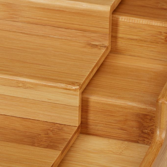 Relaxdays Επεκτεινόμενη Βάση Μπαχαρικών από Μπαμπού - Natural - 4052025215736