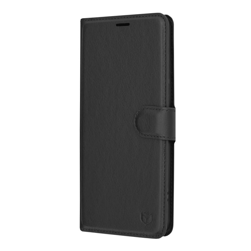 Techsuit Xiaomi Redmi Note 13 Pro+ 5G - Leather Folio - Θήκη Πορτοφόλι από Δερματίνη με Stand - Black