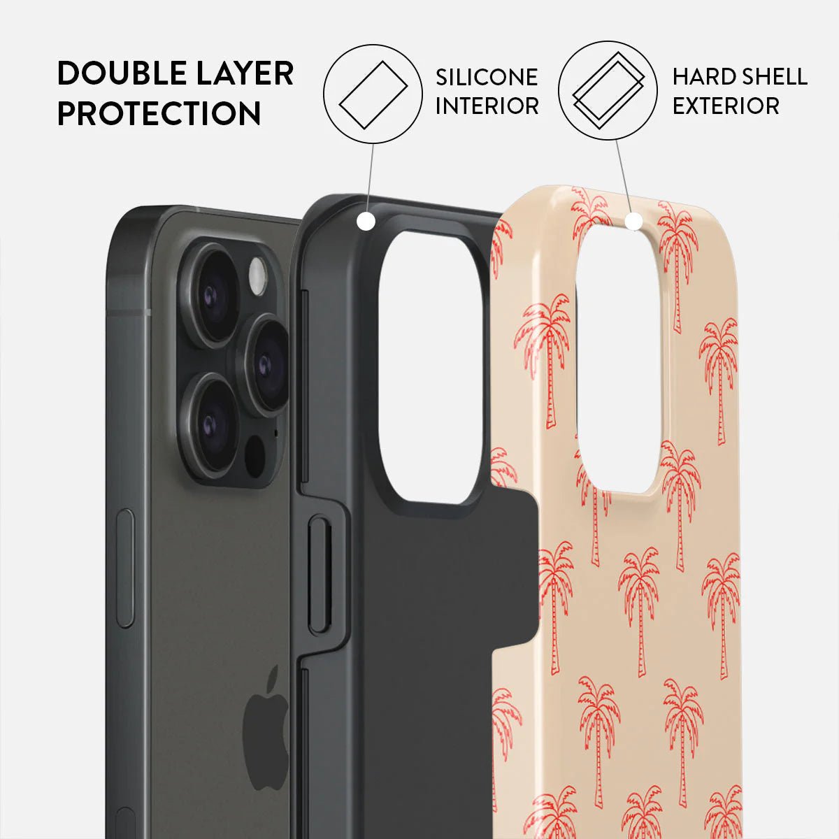 Burga iPhone 15 Pro Max Fashion Tough MagSafe Σκληρή Θήκη με MagSafe - Happy Hour