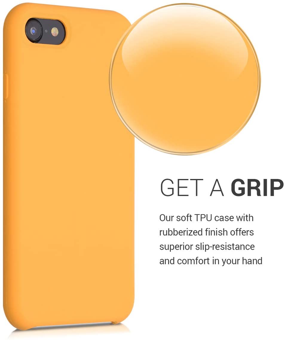 KW iPhone SE 2022 / SE 2020 / 7 / 8 Θήκη Σιλικόνης Rubber TPU - Iced Mango - 40225.191