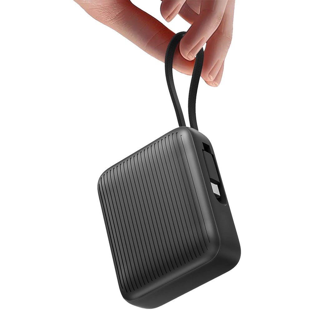 Energea PowerBank 10.000mAh με 1 Θύρα USB - C και Ενσωματωμένο Καλώδιο Type - C - Integra Mini 35 PD35W - Grey