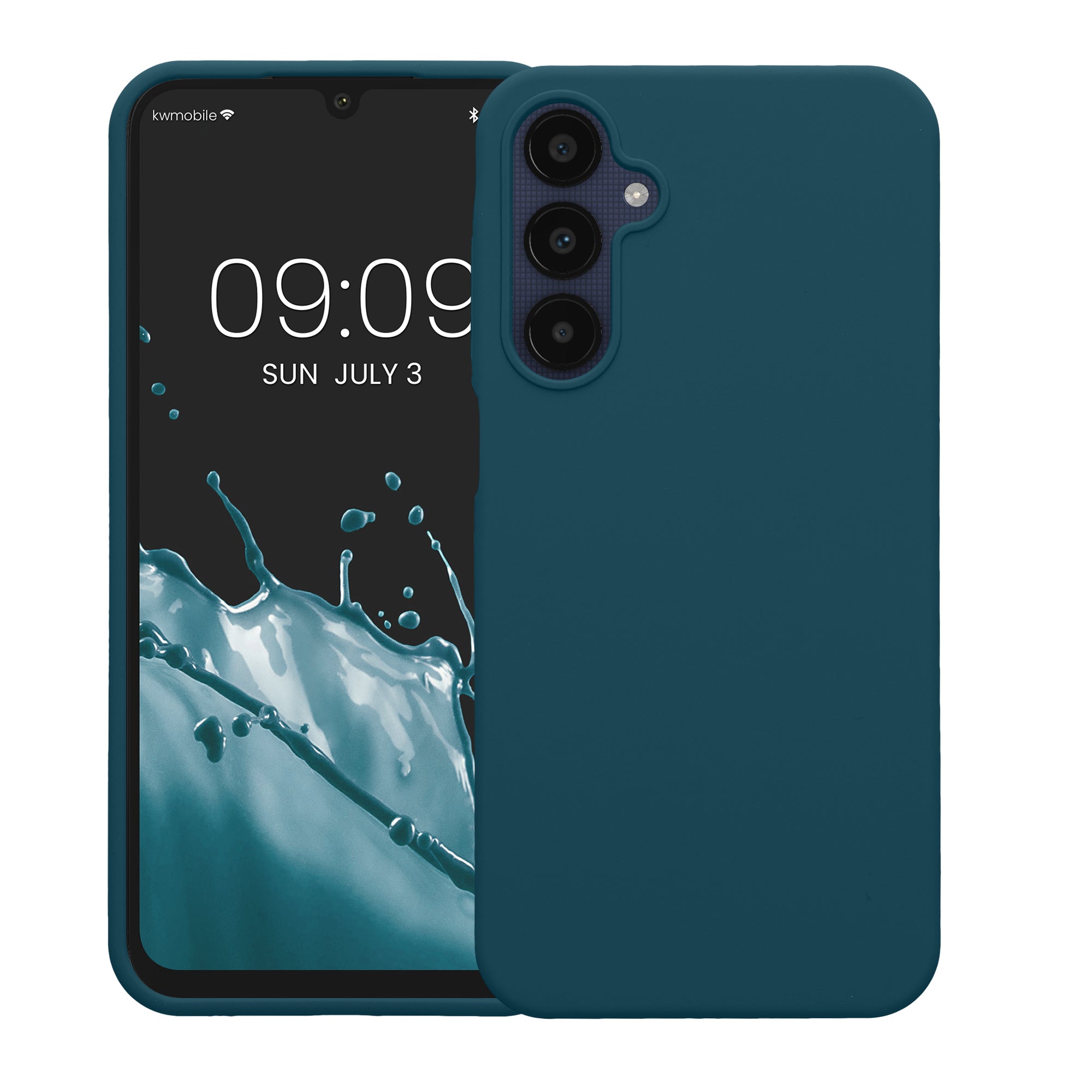 KW Samsung Galaxy A25 5G Θήκη Σιλικόνης Rubberized TPU - Petrol Matte