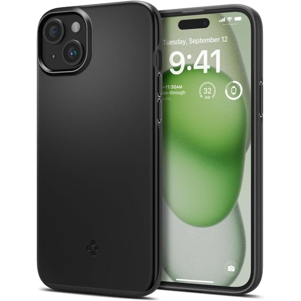 Spigen iPhone 15 Plus Thin Fit Σκληρή Θήκη - Black
