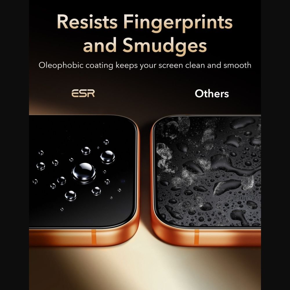 ESR iPhone 17 Pro Max / iPhone 18 Pro Max - Full Screen Αντιχαρακτικό Γυαλί Οθόνης - UltraFit Armorite Pro - Black