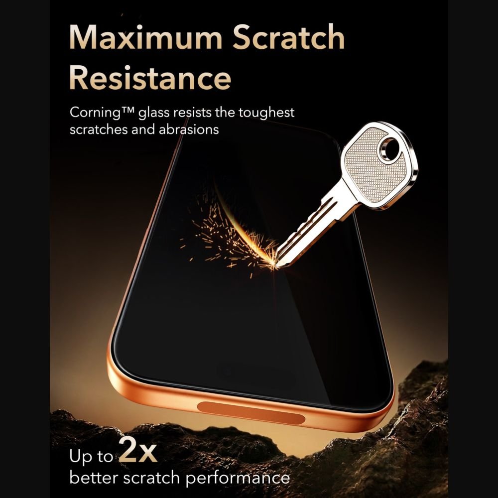 ESR iPhone 17 Pro Max / iPhone 18 Pro Max - Full Screen Αντιχαρακτικό Γυαλί Οθόνης - UltraFit Armorite Pro - Black
