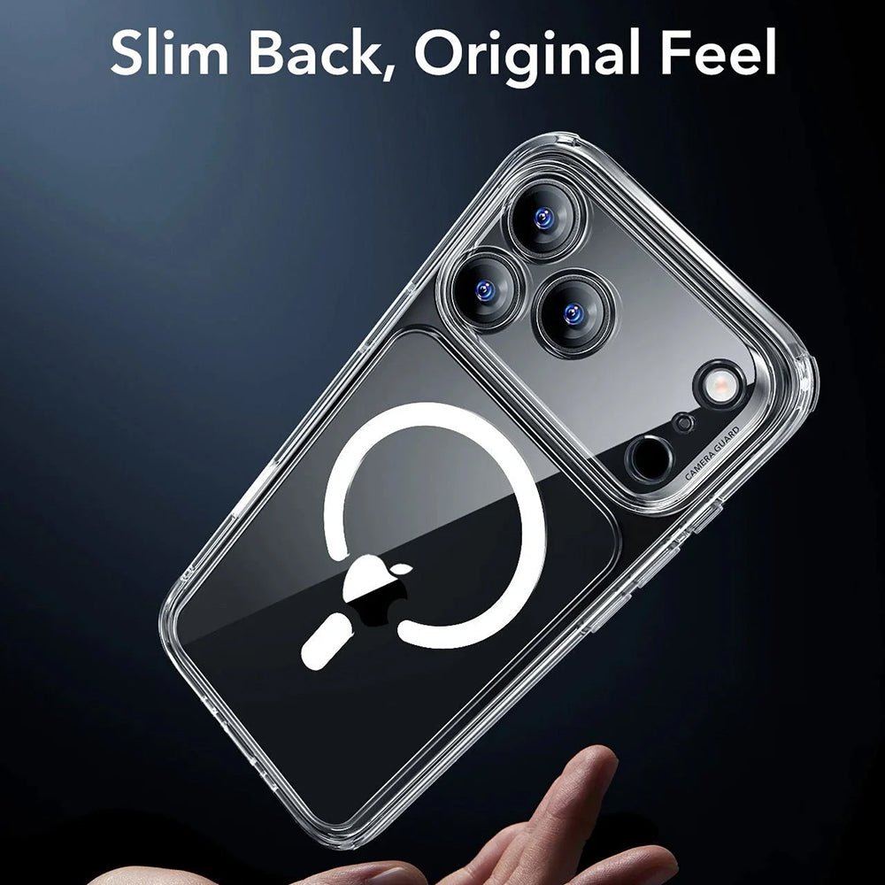 ESR iPhone 17 Pro Max - Σκληρή Θήκη με Πλαίσιο Σιλικόνης και MagSafe - Classic Hybrid Halolock - Clear