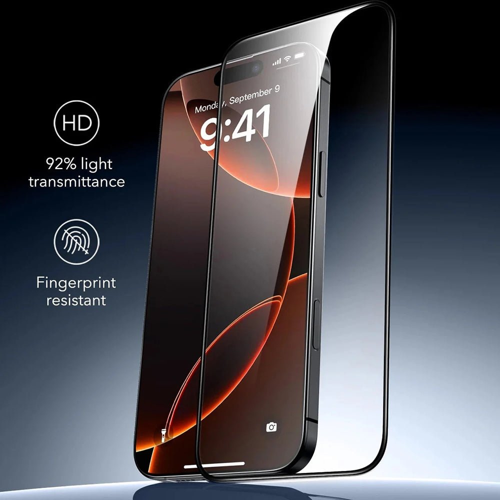 ESR iPhone 18 Pro - Αντιχαρακτικό Γυαλί Οθόνης - UltraFit Armorite - 3 Τεμάχια - Black