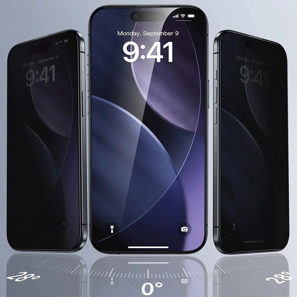 ESR iPhone 18 Pro - Full Screen Αντιχαρακτικό Γυαλί Οθόνης - UltraFit Classic - 3 Τεμάχια - Privacy