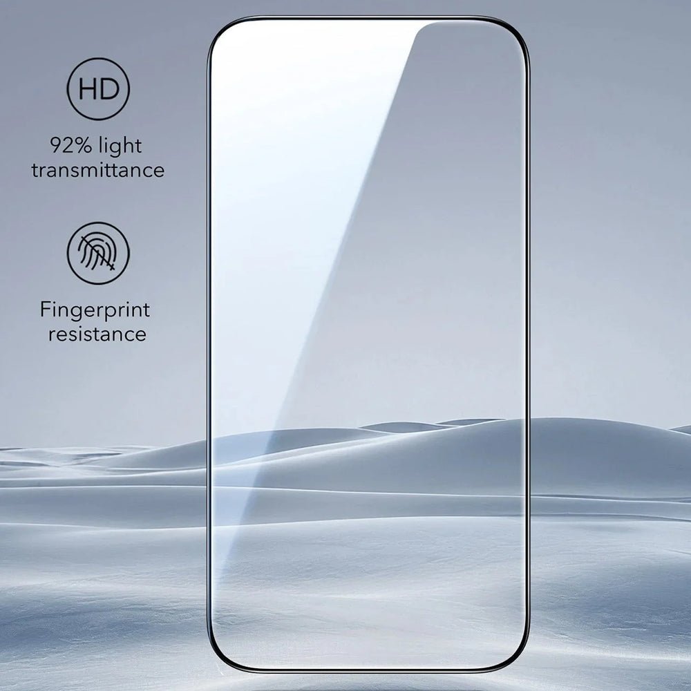 ESR iPhone 18 Pro / iPhone 17 Pro - Full Screen Αντιχαρακτικό Γυαλί Οθόνης - UltraFit - 3 Τεμάχια - Black